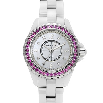 シャネル J12 29MM H3243 ホワイトシェル/ダイヤモンド レディース 時計 【中古】【wristwatch】