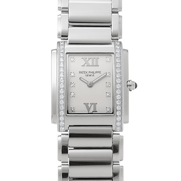 パテック フィリップ トゥエンティ～4 4910/10A-011 シルバー/ダイヤモンド レディース 時計 【中古】【wristwatch】