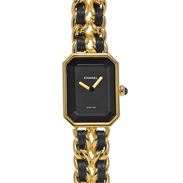 シャネル プルミエール S H0001 ブラック レディース 時計 【中古】【wristwatch】