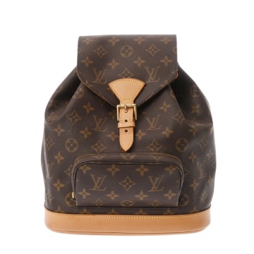 ルイ ヴィトン モノグラム モンスリ MM ブラウン M51136 モノグラムキャンバス レディース バッグ 【中古】【bag】