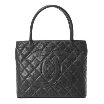 シャネル マトラッセ 復刻トート ブラック A01804 キャビアスキン レディース バッグ 【中古】【bag】