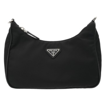 プラダ Re-Edition 2005 バッグ ブラック 1BH204 サフィアーノレザー/Re-Nylon レディース バッグ 【中古】【bag】