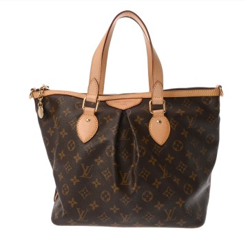 ルイ ヴィトン モノグラム パレルモ PM ブラウン M40145 モノグラムキャンバス レディース バッグ 【中古】【bag】