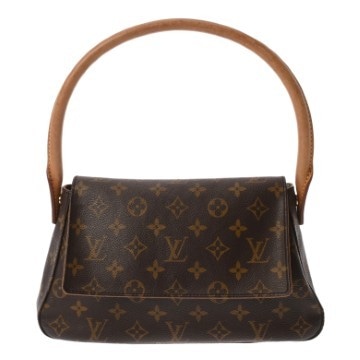 ルイ ヴィトン モノグラム  ミニ ルーピング ブラウン M51147 モノグラムキャンバス レディース バッグ 【中古】【bag】