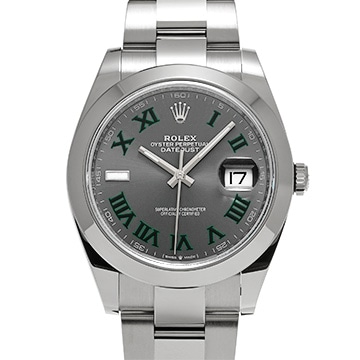 ロレックス デイトジャスト 41 126300 スレートグレー メンズ 時計 【中古】【wristwatch】