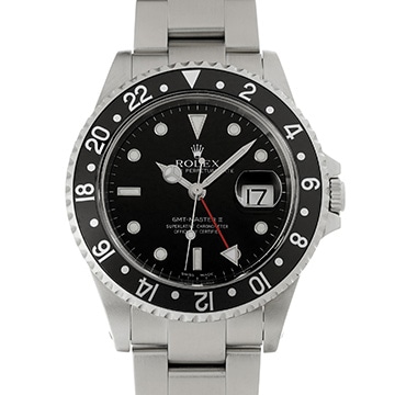 ロレックス GMTマスターII 16710 ブラック メンズ 時計 【中古】【wristwatch】