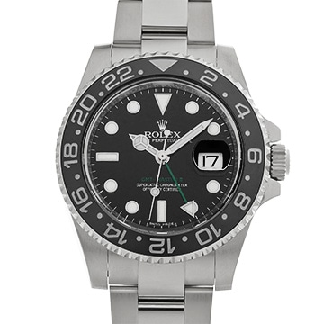ロレックス GMTマスターII 116710LN ブラック メンズ 時計 【中古】【wristwatch】