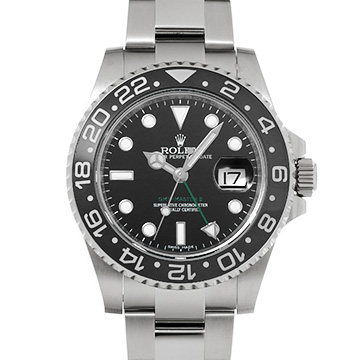 ロレックス GMTマスターII 116710LN ブラック メンズ 時計 【中古】【wristwatch】