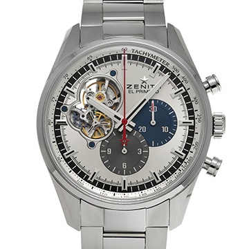 ゼニス ゼニス クロノマスター 1969 03.2040.4061/69.M2040 シルバー メンズ 時計 【中古】【wristwatch】