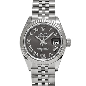 ロレックス レディ デイトジャスト 279174 ダークグレー レディース 時計 【中古】【wristwatch】