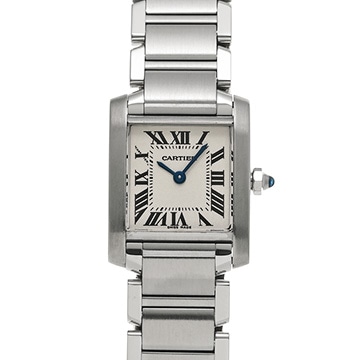 カルティエ タンクフランセーズ SM　 W51008Q3 シルバー レディース 時計 【中古】【wristwatch】