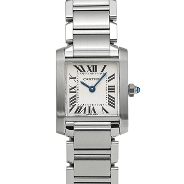 カルティエ タンクフランセーズ SM　 W51008Q3 シルバー レディース 時計 【中古】【wristwatch】