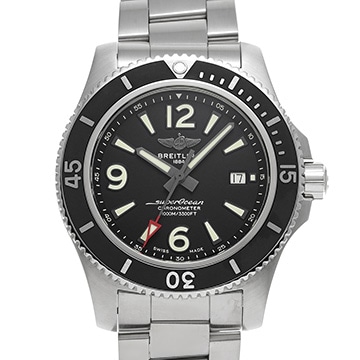 ブライトリング スーパーオーシャン オートマチック 44 A17367D71B1A1 ブラック メンズ 時計 【中古】【wristwatch】