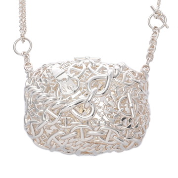 エルメス サックビジュー シェーヌダンクル ジュエルバッグ シルバー シルバー925 レディース ジュエリー 【中古】【jewelry】