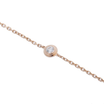 カルティエ ダムール ブレスレット XS ゴールド K18ピンクゴールド PG レディース ジュエリー 【中古】【jewelry】