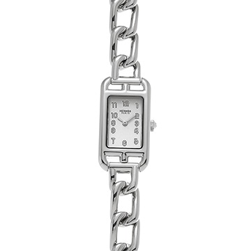 エルメス ナンタケット SM NA2.110 シルバー レディース 時計 【中古】【wristwatch】