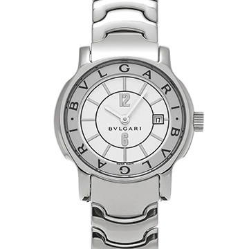 ブルガリ ソロテンポ ST29S ホワイト レディース 時計 【中古】【wristwatch】
