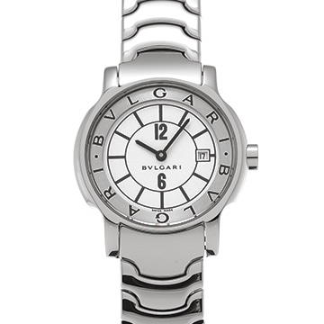ブルガリ ソロテンポ ST29S ホワイト レディース 時計 【中古】【wristwatch】