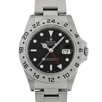 ロレックス エクスプローラーII 16570 ブラック メンズ 時計 【中古】【wristwatch】