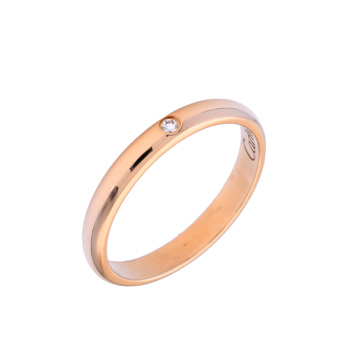 カルティエ ウエディング リング #48　1PD ピンク K18ピンクゴールド PG レディース ジュエリー 【中古】【jewelry】