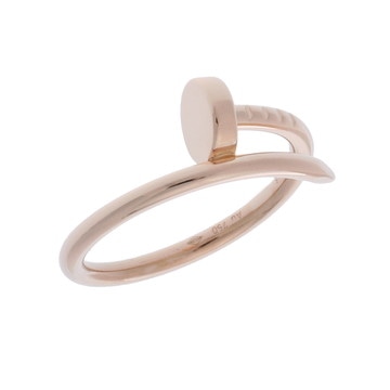 カルティエ ジュストアンクルリング SM #48 ゴールド K18ピンクゴールド PG レディース ジュエリー 【中古】【jewelry】