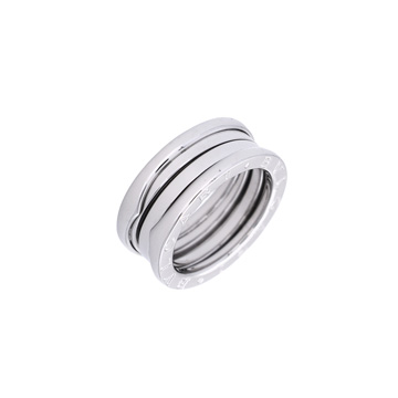 ブルガリ B-ZERO1 リング #51 シルバー K18ホワイトゴールド WG レディース ジュエリー 【中古】【jewelry】