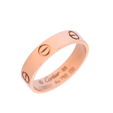 カルティエ ラブリング #65 ゴールド K18ピンクゴールド PG レディース ジュエリー 【中古】【jewelry】