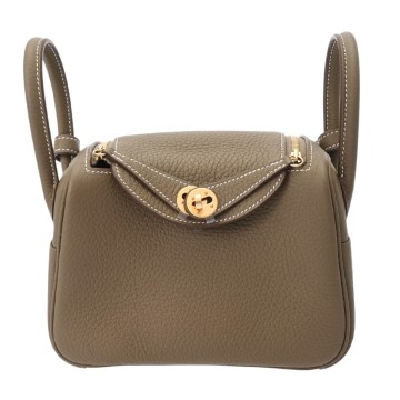 エルメス リンディ ミニ 2 エトゥープ トリヨンクレマンス レディース バッグ 【新品】【bag】