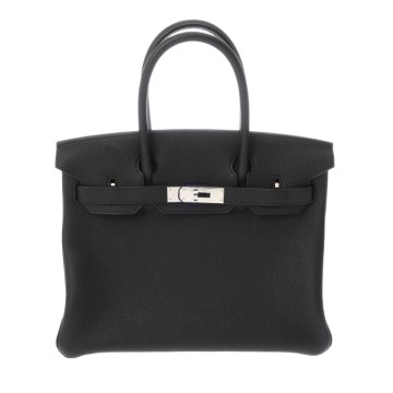 エルメス バーキン 30 ブラック トゴ レディース バッグ 【中古】【bag】