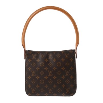ルイ ヴィトン モノグラム  ルーピング MM ブラウン M51146 モノグラムキャンバス レディース バッグ 【中古】【bag】