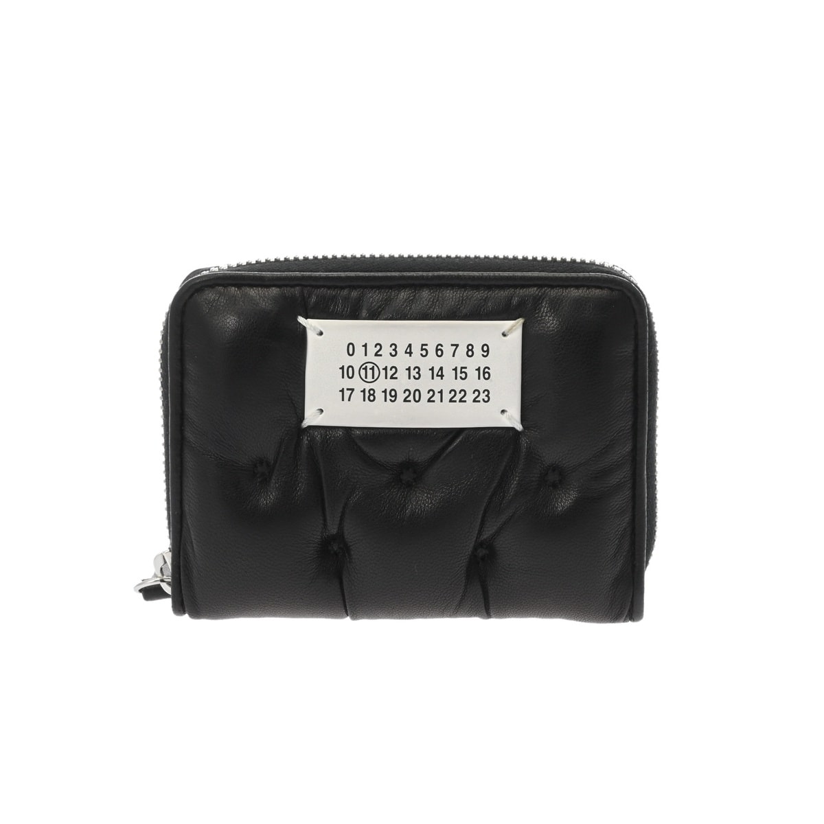 メゾン マルジェラ グラムスラム コインケース ブラック SA1VX0018 シープレザー ユニセックス 財布 【中古】【purse】
