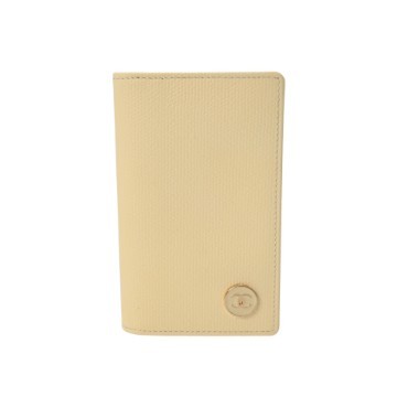 シャネル ココボタン パスケース イエロー レザー レディース 【中古】【other】