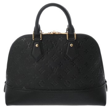 ルイ ヴィトン モノグラムアンプラント ネオアルマ PM ノワール M44832 レザー レディース バッグ 【中古】【bag】