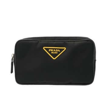 プラダ ベルトバッグ ブラック 2VL977 ナイロン/サフィアーノレザー ユニセックス バッグ 【中古】【bag】