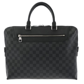 ルイ ヴィトン ダミエグラフィット PDJNM ブラック N48260 ダミエキャンバス メンズ バッグ 【中古】【bag】