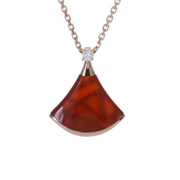 ブルガリ ディーヴァドリーム ネックレス ゴールド 350583 K18ピンクゴールド PG レディース ジュエリー 【中古】【jewelry】