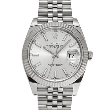 ロレックス デイトジャスト 41 126334 シルバー メンズ 時計 【中古】【wristwatch】