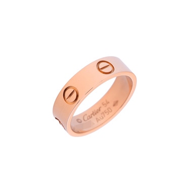 カルティエ ラブリング #54 ゴールド K18ピンクゴールド PG レディース ジュエリー 【中古】【jewelry】