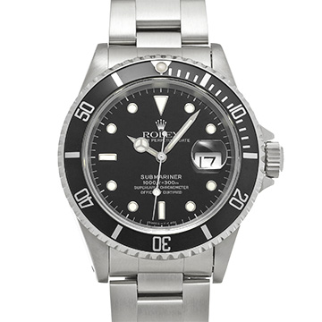 ロレックス サブマリーナ デイト 16610LN ブラック メンズ 時計 【中古】【wristwatch】