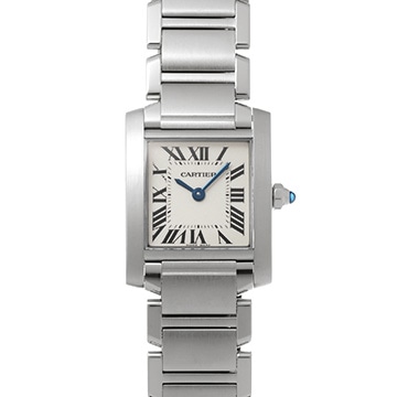カルティエ タンクフランセーズ SM　 W51008Q3 シルバー レディース 時計 【中古】【wristwatch】