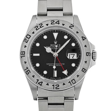 ロレックス エクスプローラーII 16570 ブラック メンズ 時計 【中古】【wristwatch】