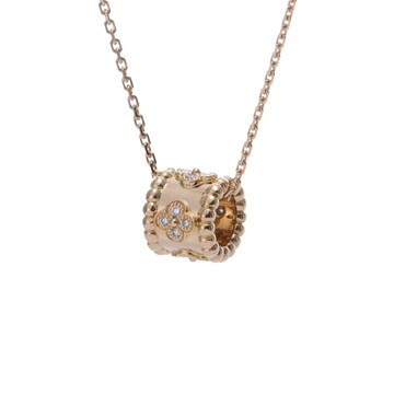 ヴァン クリーフ&アーペル ペルレ クローバー ネックレス　 ゴールド K18イエローゴールド YG レディース ジュエリー 【中古】【jewelry】