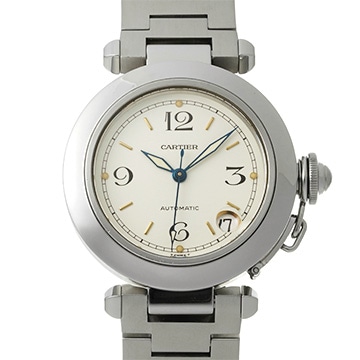 カルティエ パシャC W31015M7 ホワイト ユニセックス 時計 【中古】【wristwatch】