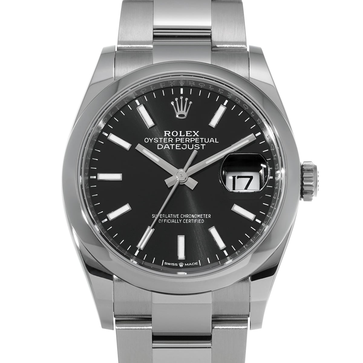 ロレックス デイトジャスト 36 126200 ブラック メンズ 時計 【新品】【wristwatch】