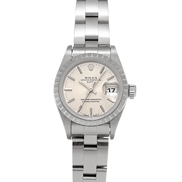 ロレックス オイスターパーペチュアル デイト 69240 シルバー レディース 時計 【中古】【wristwatch】
