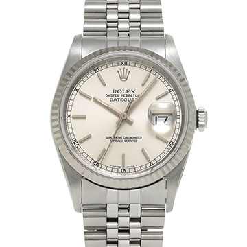 ロレックス デイトジャスト 36 16234 シルバー メンズ 時計 【中古】【wristwatch】
