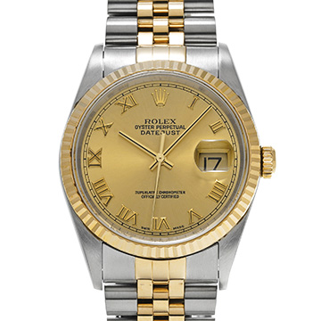 ロレックス デイトジャスト 36 16233 シャンパン メンズ 時計 【中古】【wristwatch】