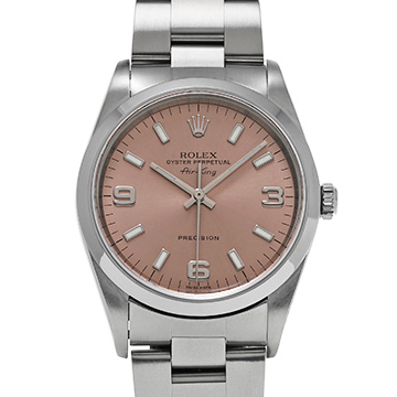 ロレックス エアキング 14000M ピンク メンズ 時計 【中古】【wristwatch】