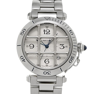 カルティエ パシャ グリッド  W31040H3 シルバー メンズ 時計 【中古】【wristwatch】