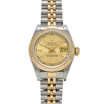 ロレックス デイトジャスト 26 69173 シャンパン レディース 時計 【中古】【wristwatch】